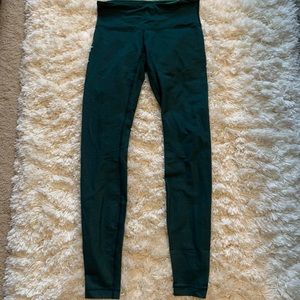 Lululemon teal mid rise full length leggings